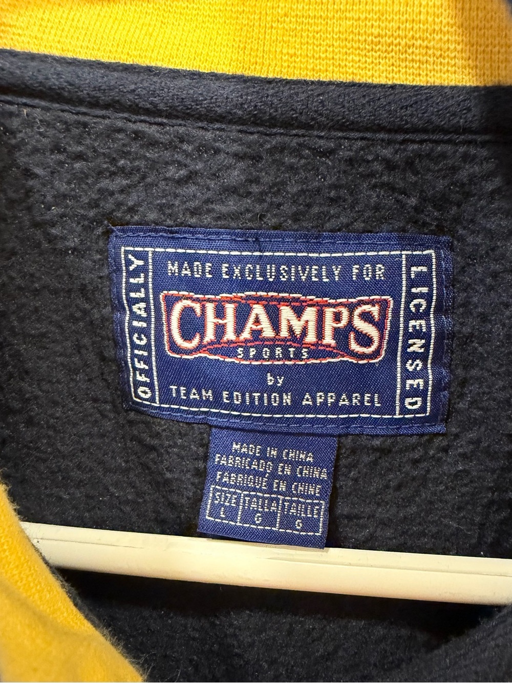 VINTAGE CHAMPS MICHIGAN WOLVERINES Full Zip Embroidered Jacket - Picture 3 of 5